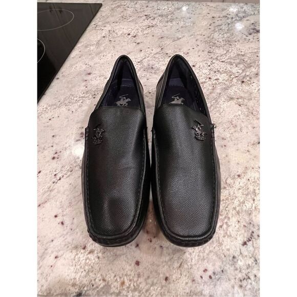 Beverly Hills Polo Club Troy Black Slip On Loafers sz 12 EUC main image 7